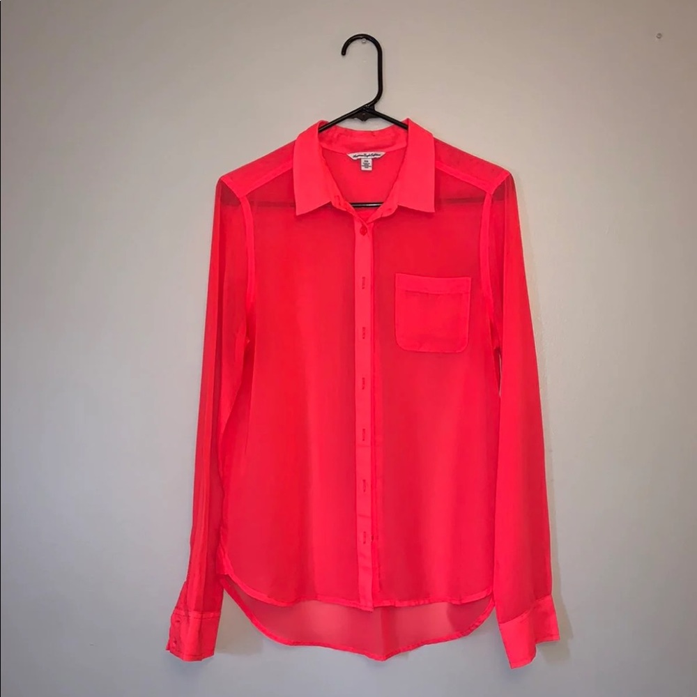 Pink button-up - Picture 3 of 7